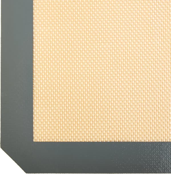 Rektangulær silikonbakematte, 2 stk, Beige/Grå, 29,5 cm x 42,0 cm