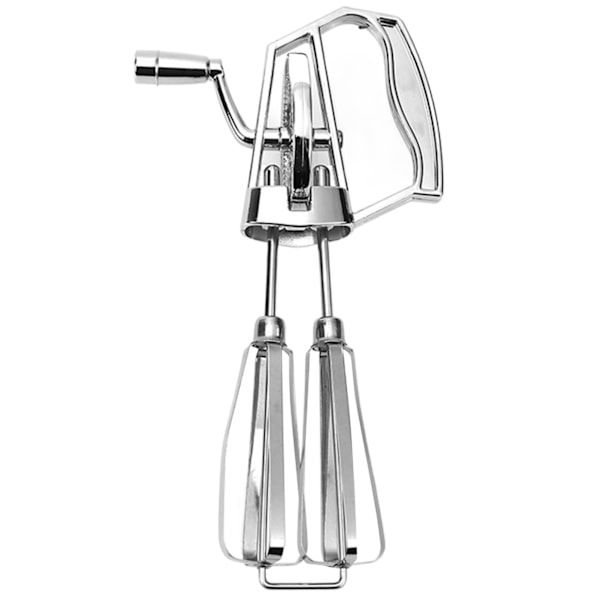 Manuell Handmixer, Äggvisp Handvev 14x25,5cm Rostfritt Stål Manuell Handmixer Pläterad Äggvisp