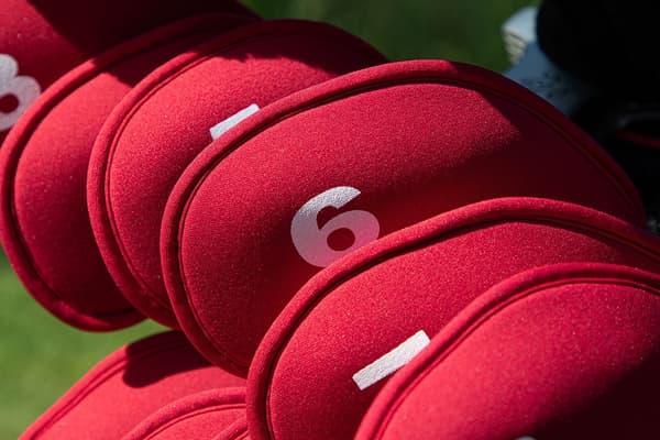Headcovers til jern - Sæt med 11 RED rode