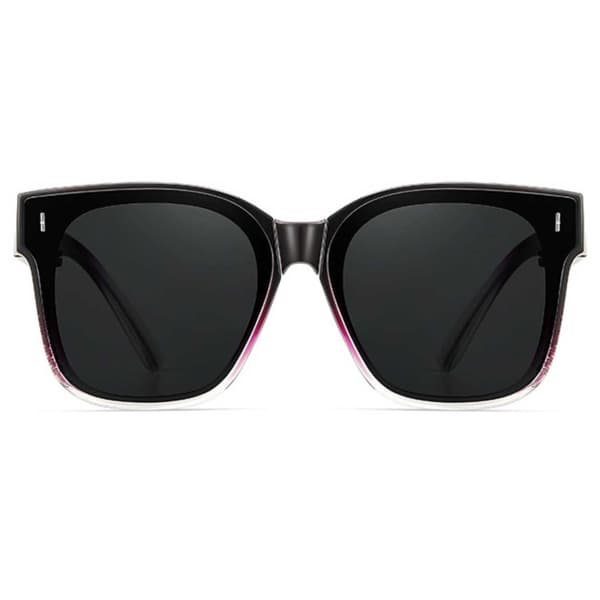 Sammenfoldelige solbriller til at have udenpå briller Sort/Pink Sort black