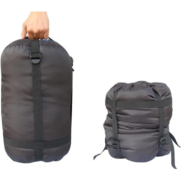 16L Kompressionspackpåsar för Kläder, Täcken, Sängkläder, Kuddar, Gardiner, Resor, Svart 16L