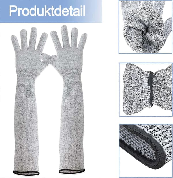 1 pari pitkiä käsineitä -45cm
