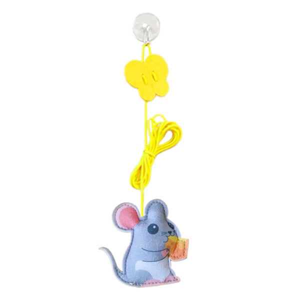 Dörr Kattvippa Fjäderleksak, Kattleksaker Interaktiv Dörrhängande Attraktiv Kattleksak (Filtmus) Felt Mouse