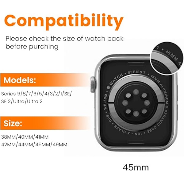 【Magnetisk】 Klockarmband för Apple Watch Band Kompatibelt, Mjukt Silikon Klockarmband För 42MM 41MM 40MM 38MM-Cyan Cyan
