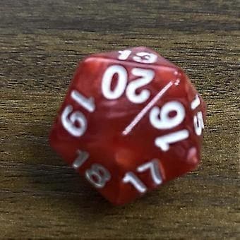 6 Stykker D20 Terninger Matematikk Telling Læremidler 20-Sidet Terning Kortspill
