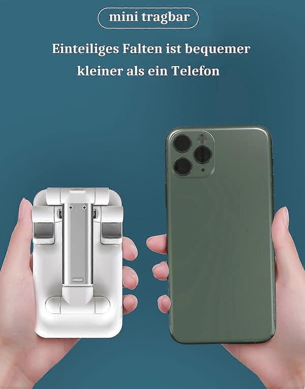 Foldbar trådløs oplader, trådløs oplader, smartphoneholder