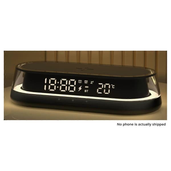 Trådløs oplader justerbar lysstyrke sengelampe, symfonisk lampe