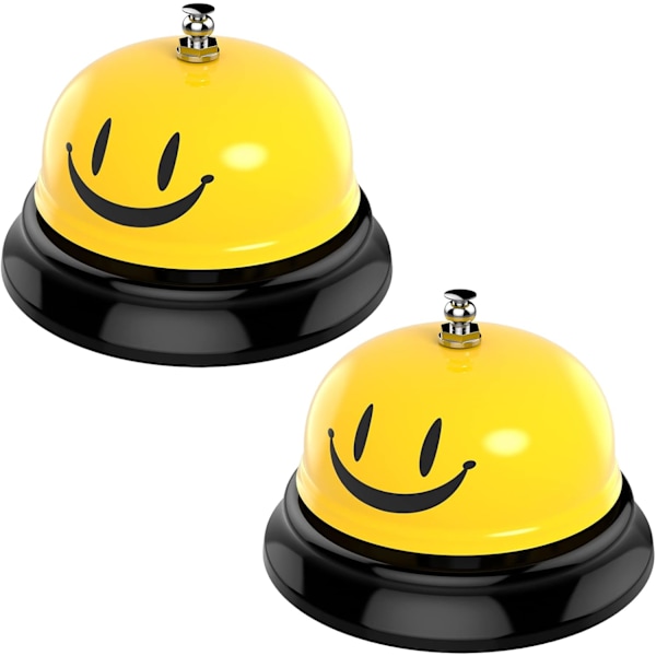 Klocka, Serviceklocka Bordsklocka för Portier Kök Restaurang Bar Hotell Skolor (2-pack, Gul) Yellow