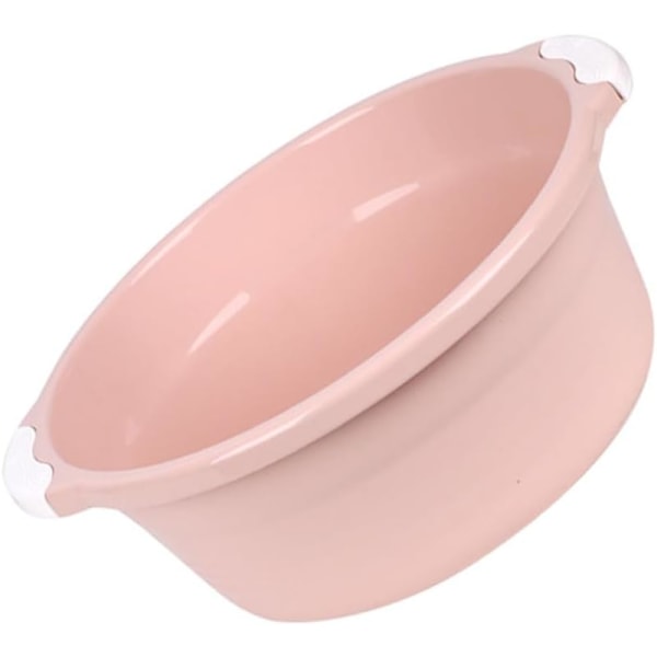 Bäcken Rosa Plast Tvättfat Klassiskt Tvättfat 2 Stycken Plast Tvättstorlek Rosa Hushåll Stort Fotbad Hem Badrum Enkel Mode Hink Stor pink