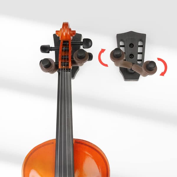 Väggmonterat Gitarrhängare Krok Elektrisk Gitarrform Huvud ABS-bas Imitation av Ebenholts