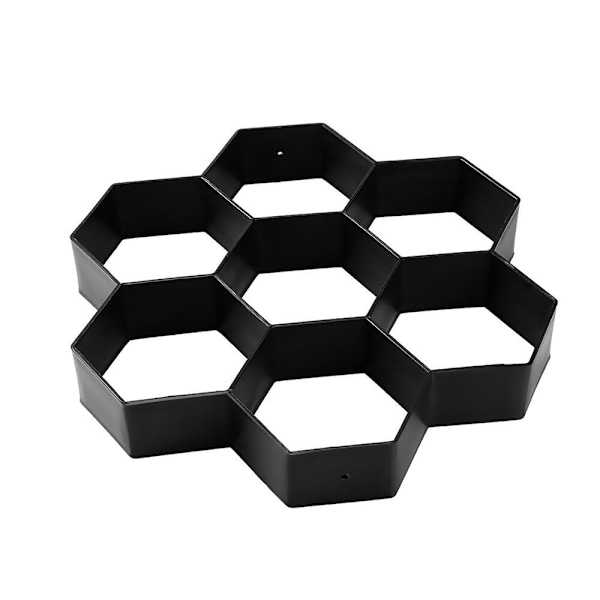 Plast Hexagon Plattläggningsform Betong Gjutform Återanvändbar Form för Uppfart Trädgård Uteplats Pool