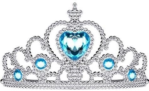 Elsa prinsessklänning + tiara/fläta/handskar - 130 cl 130 cl
