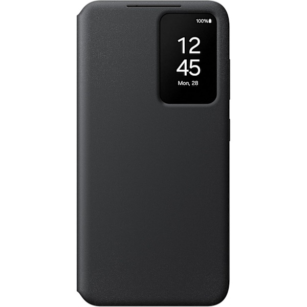 Plånboksfodral för Samsung Galaxy S24 Smart View, Svart Black