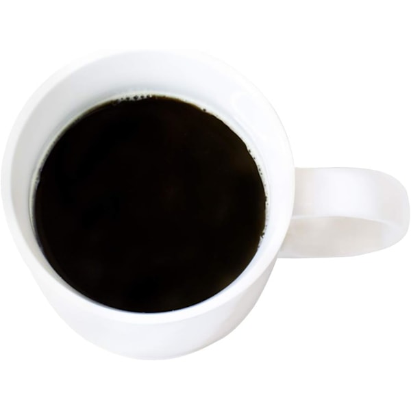Keramisk te-/kaffemugg med 3D-interiördesign 9 x 8,5 x 9 cm (LÅNGFINGER) 300 ml