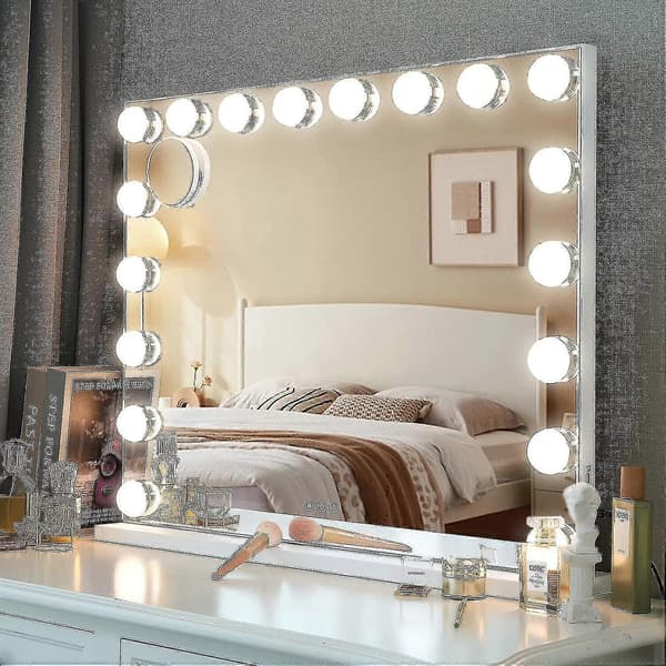 Led Hollywood Makeup Spejl Lys Spejl Dæmpbare Led Lys (Kun Pære) Dd. Random Mini Makeup Mirror
