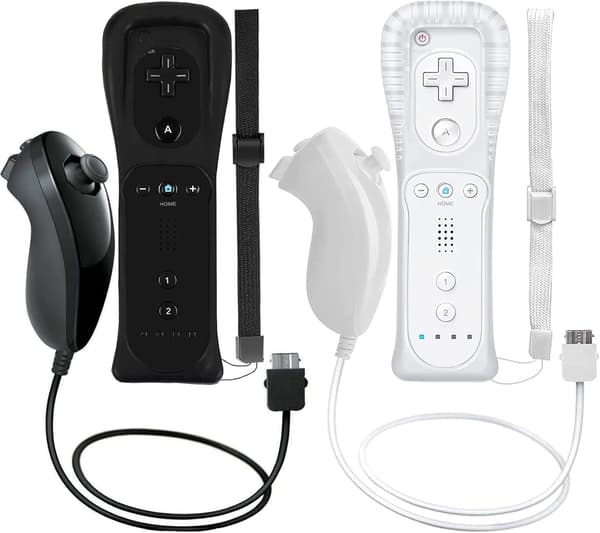 2-pak trådløs controller og Nunchuck til Wii- og Wii U-konsoller - Perfekt