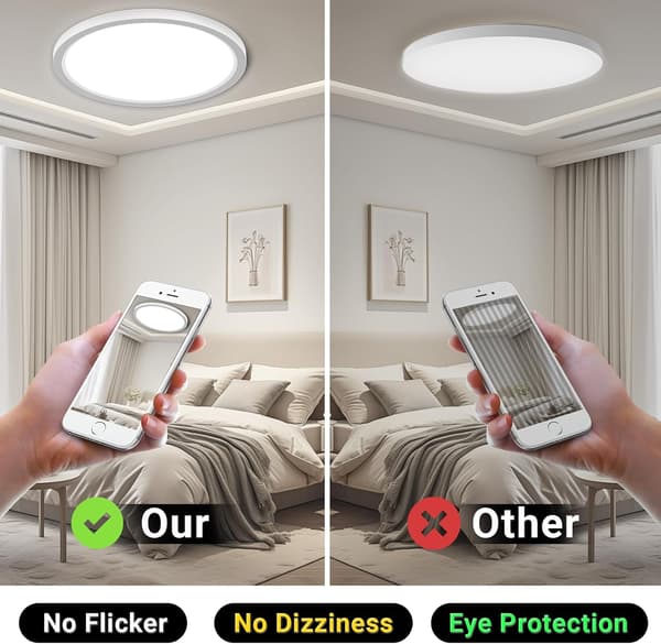 LED taklampe, 220 * 24mm [Energiklasse E]