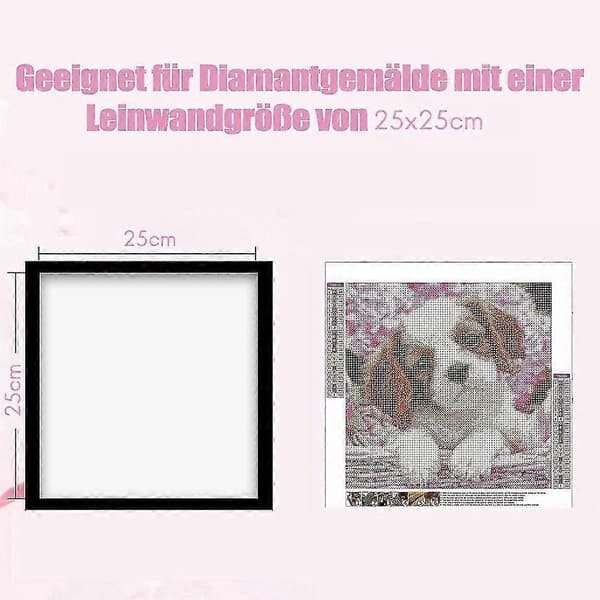 6-pack Ram, Målningsbildram 25x25cm, Magnetisk Bildram för Bilder DS