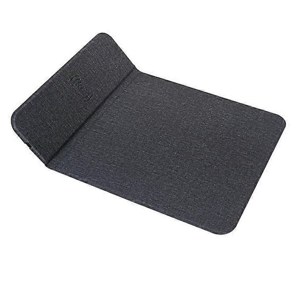 Trådløs Lade Musematte, Ergonomisk Musematte, Rask Qi Trådløs Lader Musematte Svart