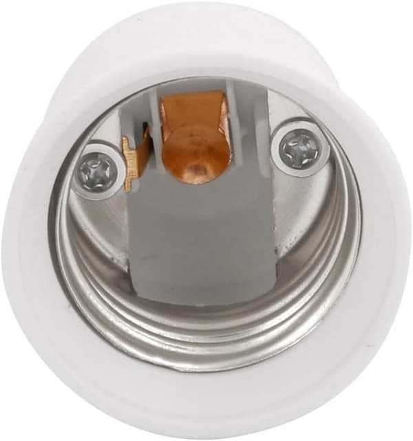 7 stk. E14 til E27 LED Pære Base Adapter Konverter Lysfatning Lampeholder (699e91b71c38e67b713f03f9b4ca83fb)