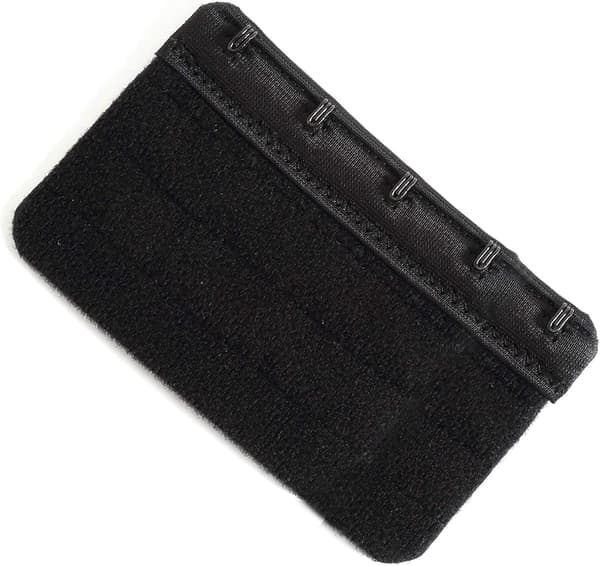 BH-forlengere for kvinner, 5 hemper, plus size, 3-pakning
