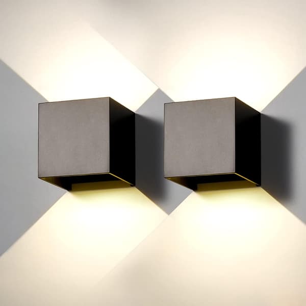 2 kpl LED-seinävalaisin sisä- ja ulkokäyttöön, moderni ulkoseinävalaisin Bla