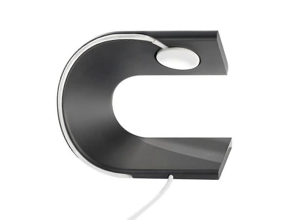Trådløs opladerstander til Apple Watch trådløs oplader grå