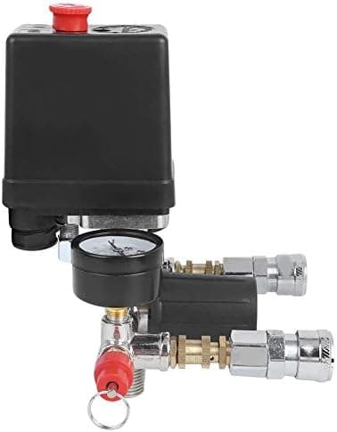 Luftkompressor Trykkventil Samling Trykkkontroll Bryter Ventil Manifold Regulator