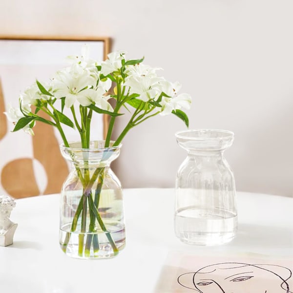 Gute Glasvaser för Dekoration, Blomvas för Heminredning, Moderna Dekorativa Blomvaser Centerpieces (Färgade)