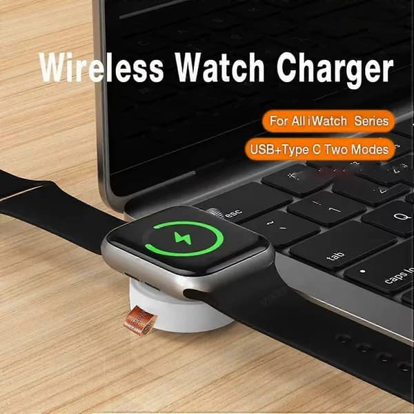 A01 USB Trådlös Magnetisk Laddningsdocka för Apple Watch