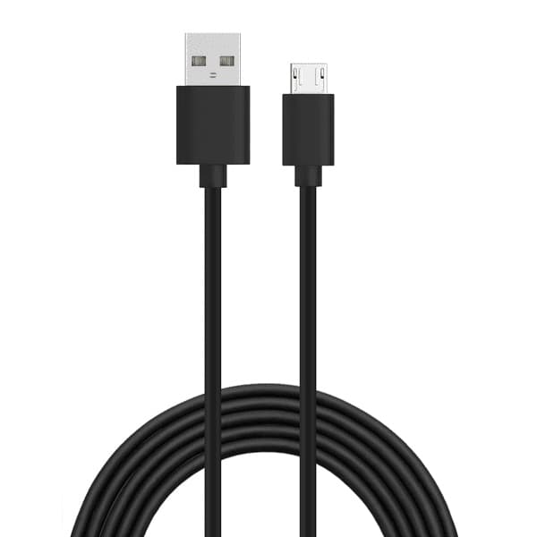 Opladerkabel Micro USB |1M| Samsung/HTC/LG/Nexus/Nokia |V8 Sort black