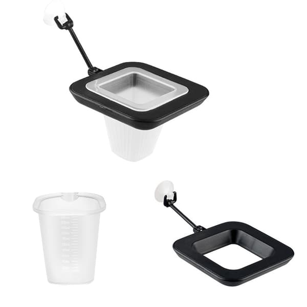 Akvariefisk Foderring Flydende Madfoder Cirkel Med Sugekop Let At Installere, Blodorme Melorme Til Guppy Guldfisk
