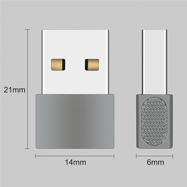 USB C till USB A Adapter för Laptops, Datorer, Strömadaptrar och Mer