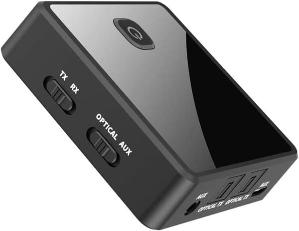Bluetooth Sender Mottaker, Trådløs Lydadapter, Støtter Optisk, Lyd TV Fiber Optisk Bluetooth Sender Mottaker
