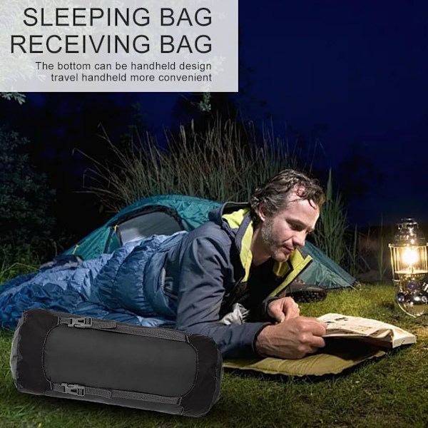 35L Lättviktig Vattentät Kompakt Kompressions Nylon Packpåse Förvaringsväska, för Camping, Ryggsäck, Klädförvaring, blå Extra Large