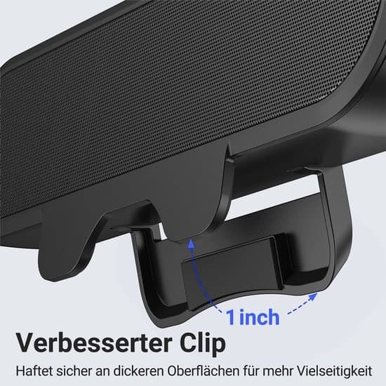 Mini bærbar højttaler / soundbar, 10 watt, USB-interface, kompatibel med bærbare computere, sort.