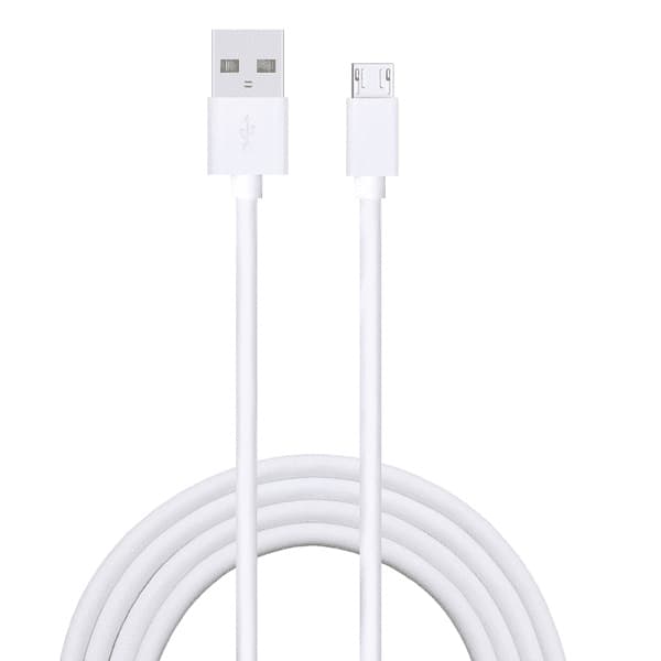 Opladerkabel Micro USB |1M| Samsung/HTC/LG/Nexus/Nokia |V8 Sort black