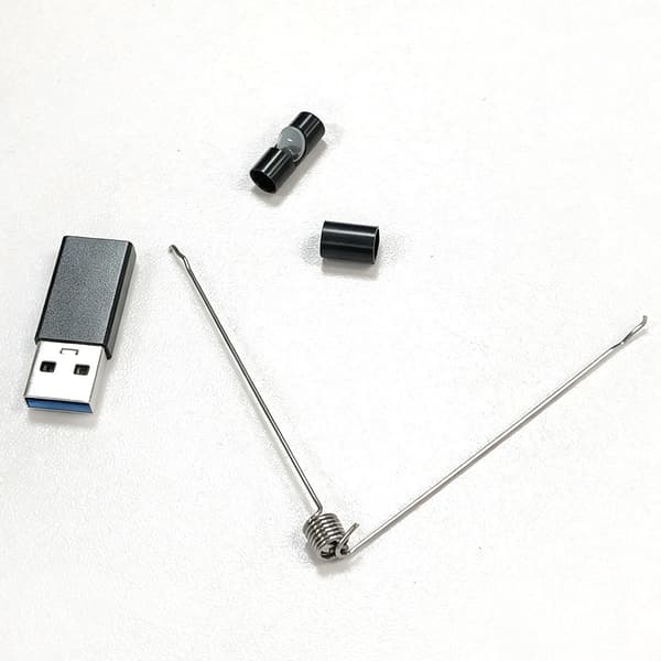 USB-C Endoskop til Android/Windows IP67 Vandtæt Sort 3,5m Sort Black 3.5m