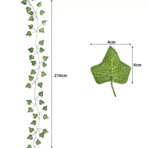 50 meter eføykrans / Bladkrans - 2 meter