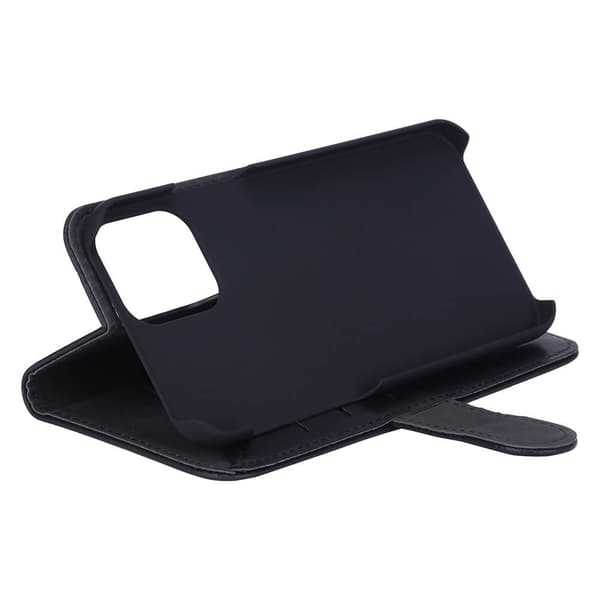 Mobilcover 3 kortpladser Sort - iPhone 12/12 Pro Black PU leather
