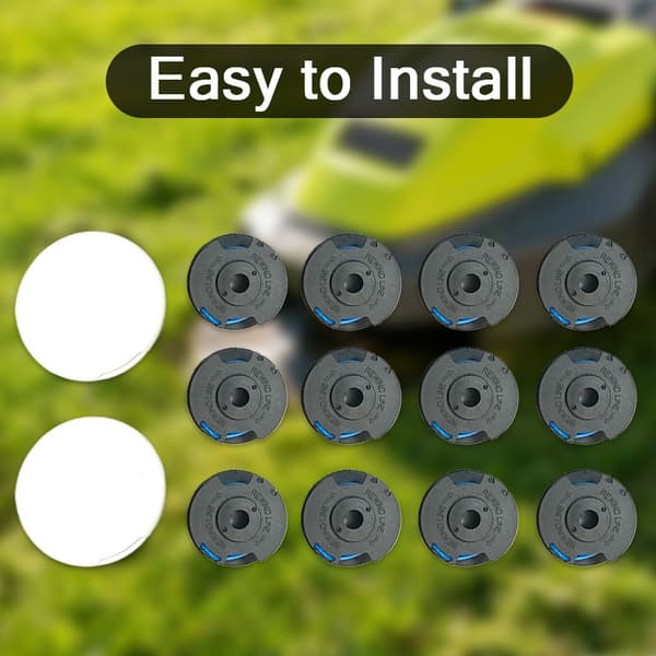 Erstatningsspoler med hette for RYOBI Trimmer 333