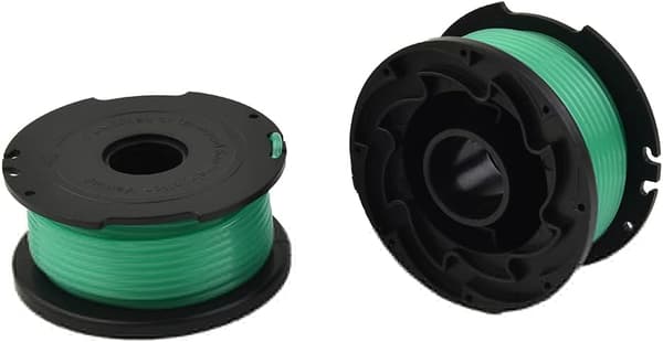 6 stk. Spoletråd for gresstrimmer, reservedel for gressklipper til Black & Decker GL7033 GL8033 GL9035