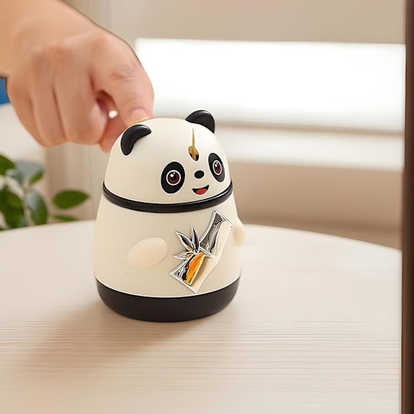 Automatisk Tandpetare Dispenser, Panda Tandpetarhållare, Kreativt Tandpetarfodral, Söt Tandpetarbox, Tandpetare Dispenser För Kök