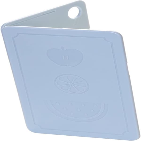 Liten Mångsidig Vikbar Skärbräda i Plast för Picknick (Blå 20x12.5x0.8cm)