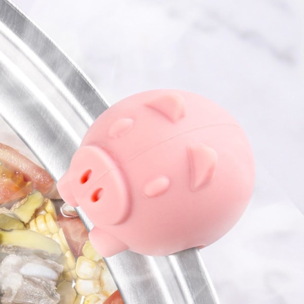 6 st Locklyftare i Silikon Spillskydd (Piggy (färg slumpmässig)) Piggy