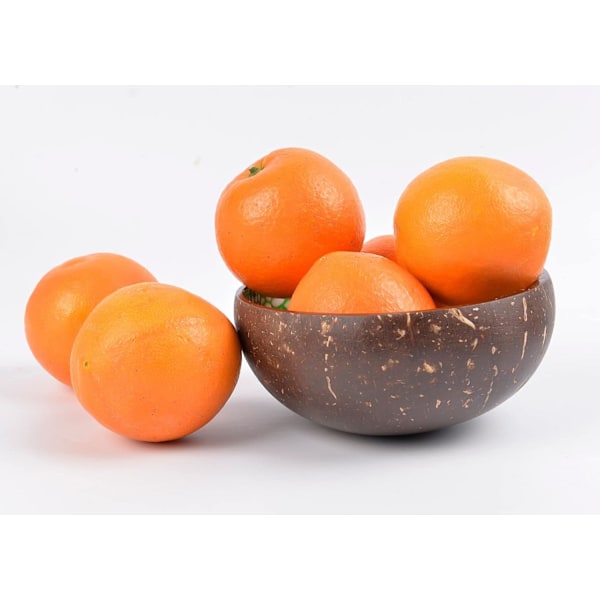 Naturlig Kokosskål Inlagd med Pärlemor Skål för Nötter Frukt & Förvaringsskål för Torra Snacks (blå) blue