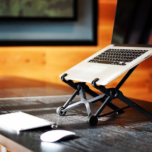 Laptopstativ, Kompakt Bærbart Ventilert Laptopstativ for Vanlige Laptoper og MacBooks