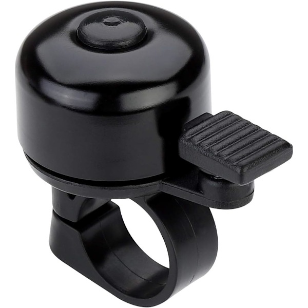 Cykelklocka med Klart Ljud för Vuxna, Pojkar och Flickor, Svart, 2-pack black