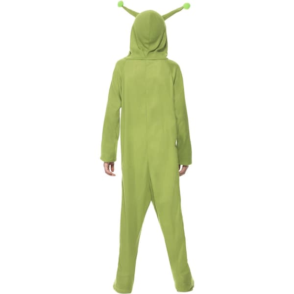 Smiffys barn-alien-dräkt 7-9 år grön Green 7-9 Years