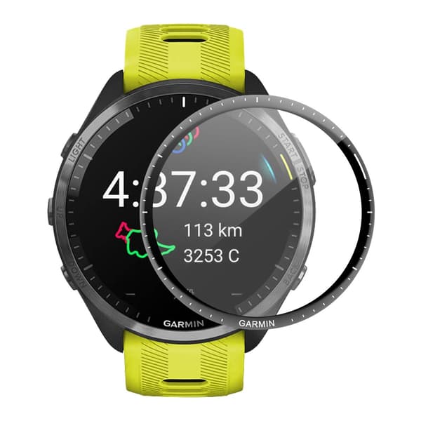 Skjermbeskytter 3D for Garmin Forerunner 965 - 2-pakning